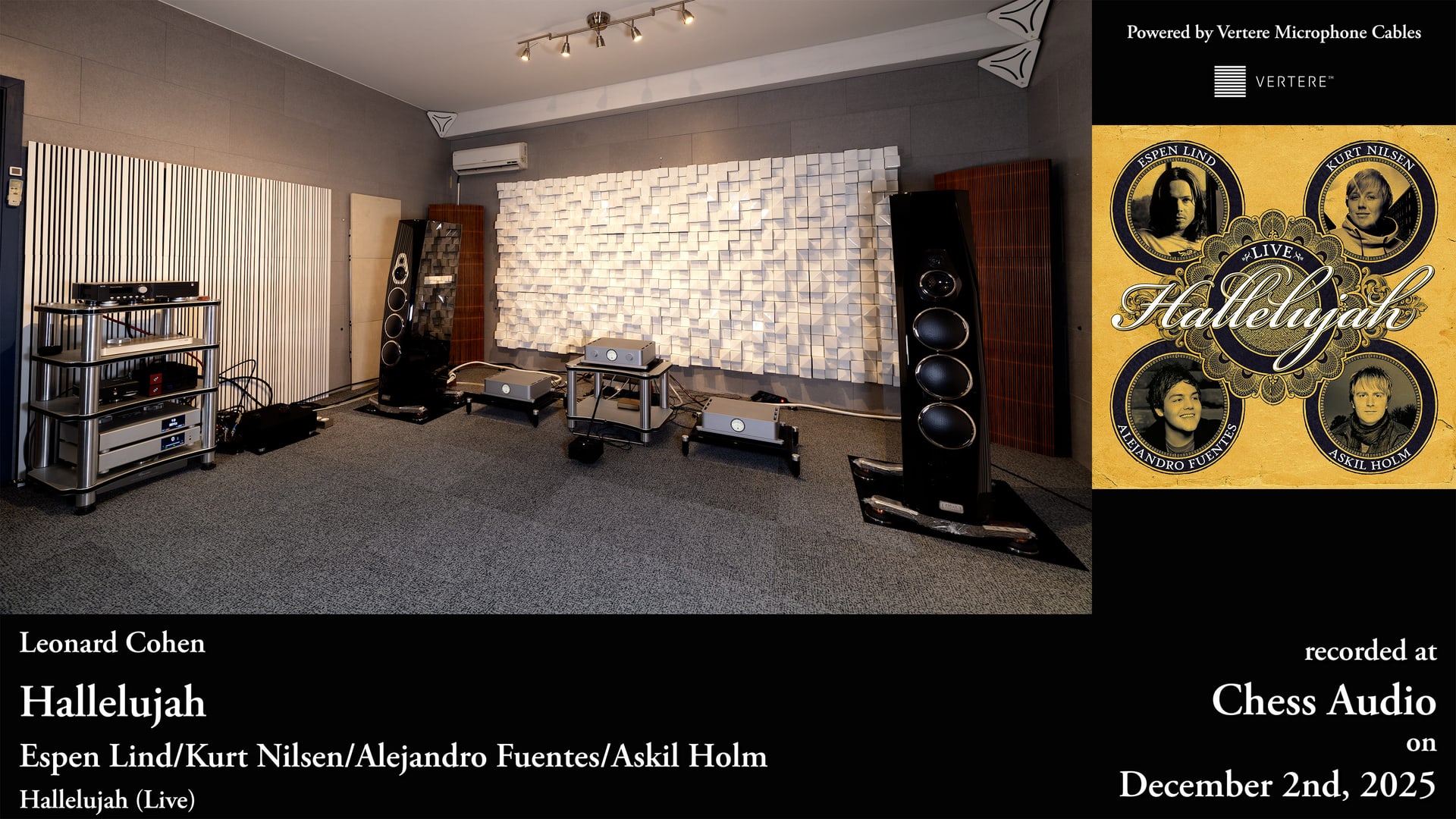 The Tidal, Vinnie Rossi and Master Fidelity listening system at Chess Audio