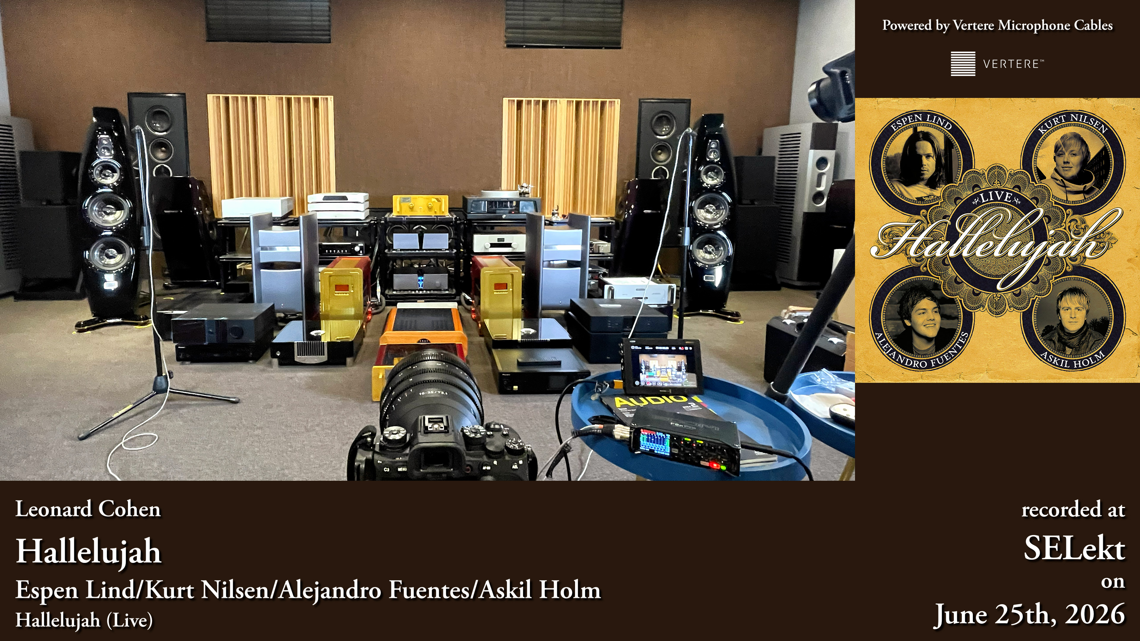 Kharma Enigma Veyron 4D loudspeakers and the Hallelujah listening session at SELekt