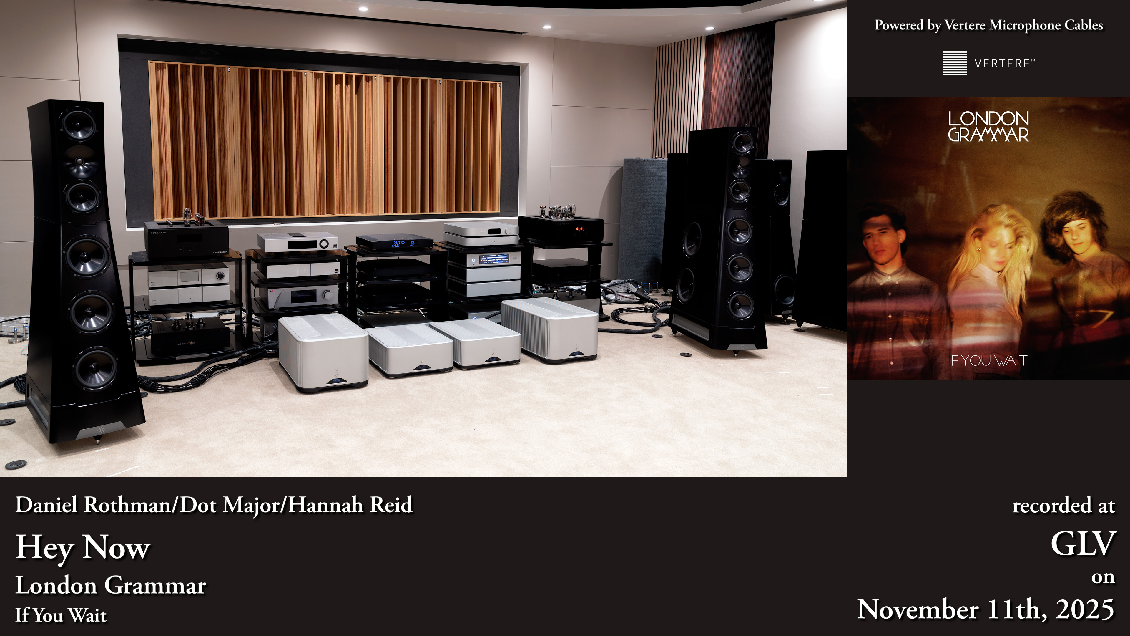 HiFi Immersion title image for London Grammar’s Hey Now recorded with the YG Acoustics XX system at GLV